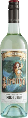 Vinaceous Wines Sirenya Pinot Grigio 2025 bottle — Great Southern